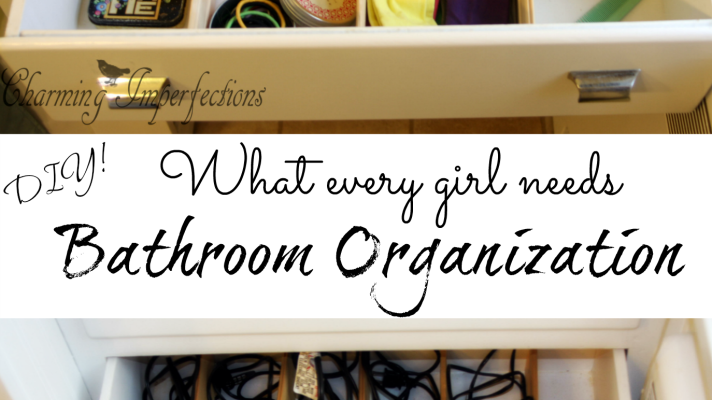 Bathroom Drawer Organization