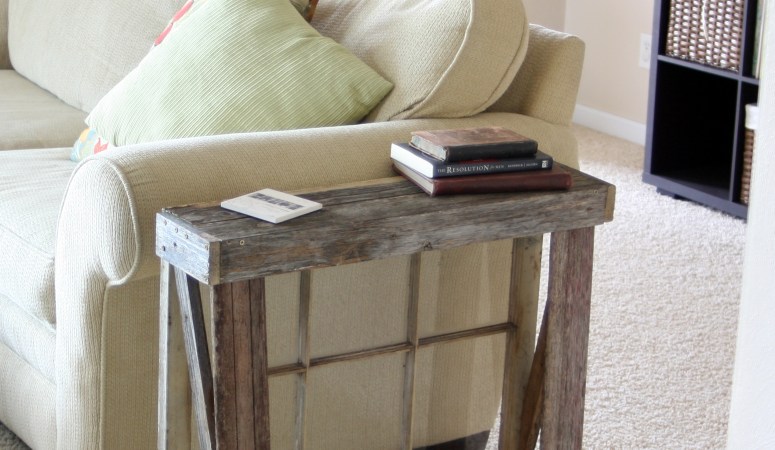 Antique Window Side Table