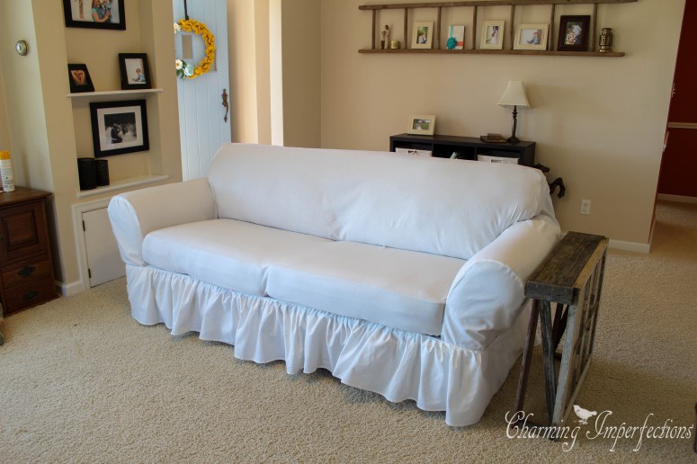 Are you in love with the slipcovered sofa look but don’t want to buy an entire new sofa? Target has a great option for you, but do your homework before you buy and read this review.
