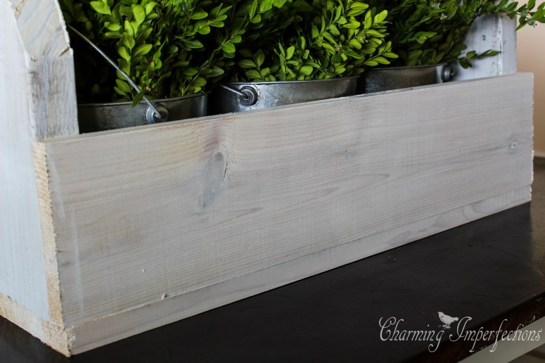 Inspired by Joanna Gaines, this shabby chic tool crate is an easy DIY and will bring charm to your living room. Get the full tutorial here!