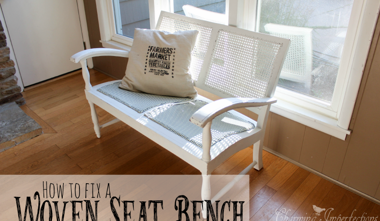 What to do With a Broken Woven Bench