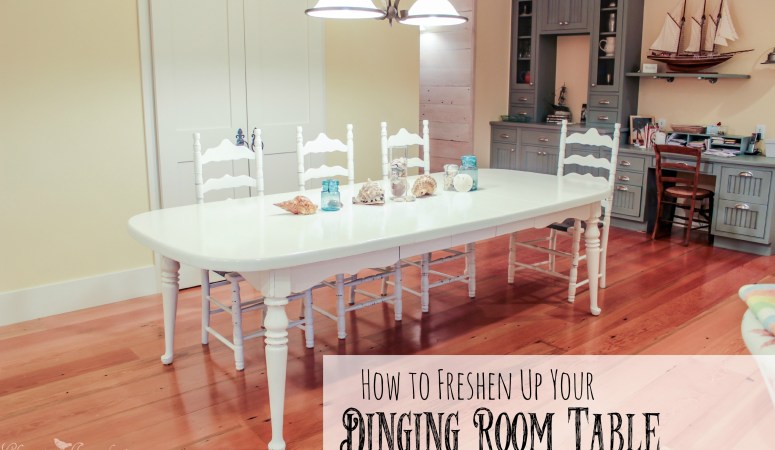 Freshen up your home by giving some furniture a new coat of paint! This is a great guide for your DIY painted table project!