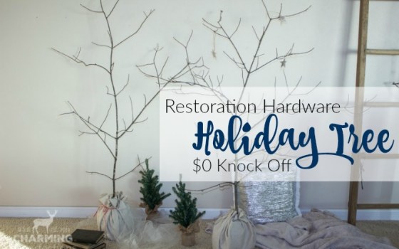 Restoration Hardware Holiday Tree Knock Off