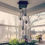 What can you do with Mason Jars? We made a light fixture that is just wonderful in my opinion! Search